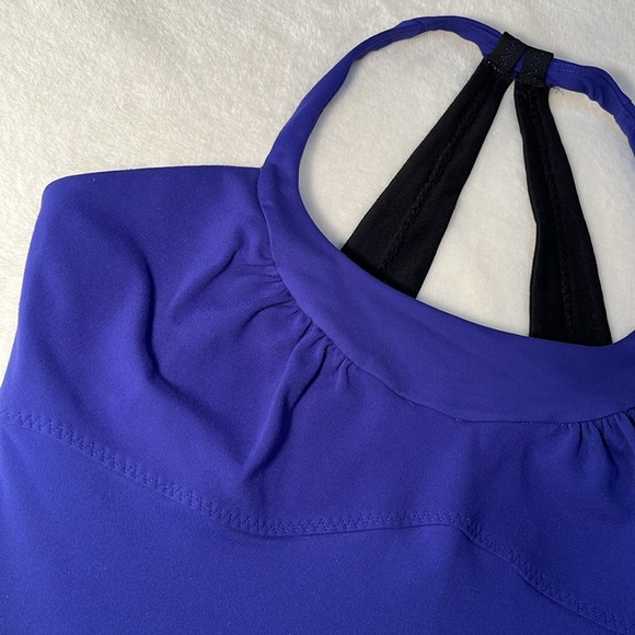 Lululemon Scoop Me Up Tank II Spry Blue (Royal) Size 10 Like New Excellent - Picture 3 of 16